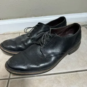 RARE Allen Edmonds MacKenna Men’s 12 E Grained Black Dainite Dress Shoes