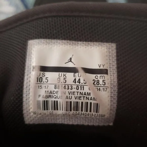 Rare Michael Jordan Nike Black/Black 23 881433-011