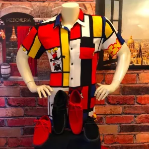Reason fancy colorful shirt