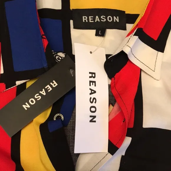 Reason fancy colorful shirt