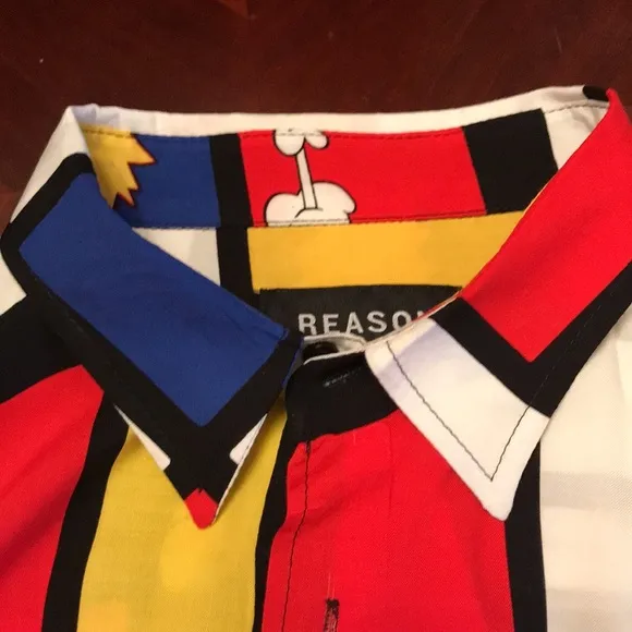 Reason fancy colorful shirt