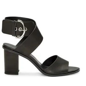 Rebecca Minkoff Womens Valaree Block Heel Strappy Sandals Black‎ Leather Size 9