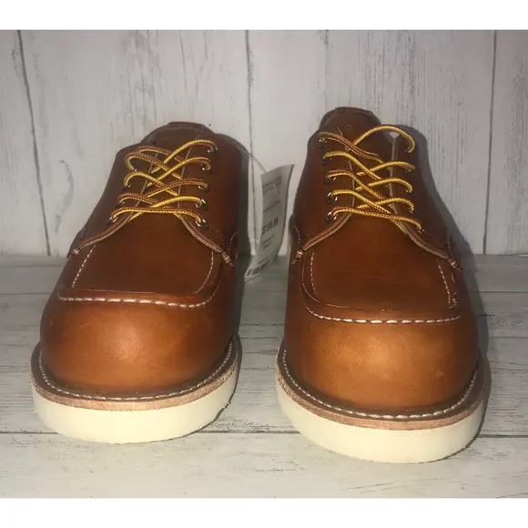 Red Wing Moc Oxford Shoes Leather Work Casual Dress Shoes Brown 9D NWT