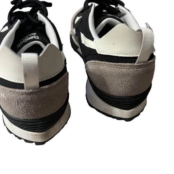REEBOK Mens REEBOK LX 2200 GY1534 Black/Boulder Grey/Chalk Shoes worn once Sz 12