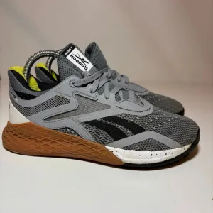 Reebok Nano X 10 J’ Cool Shadow Black Gum Sneaker Shoes EF8088 Size 5 Big Kids