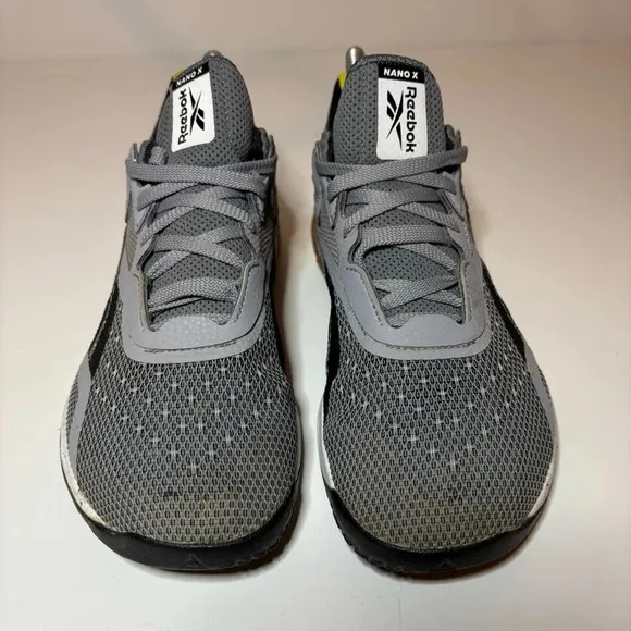 Reebok Nano X 10 J’ Cool Shadow Black Gum Sneaker Shoes EF8088 Size 5 Big Kids