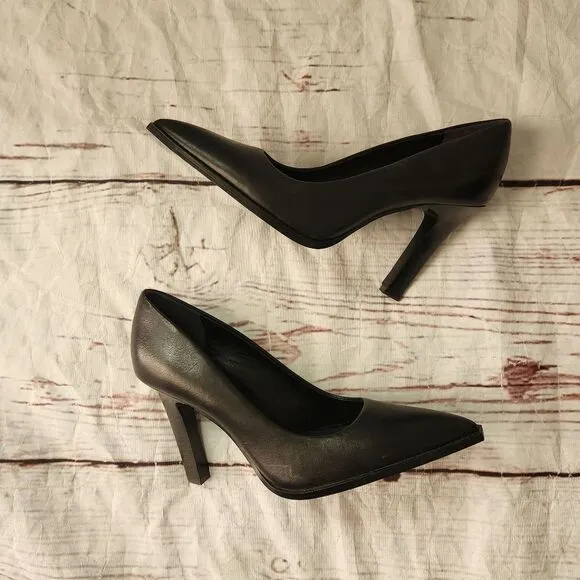 Reiss Ada Court Leather Heels Size 40 NWOB