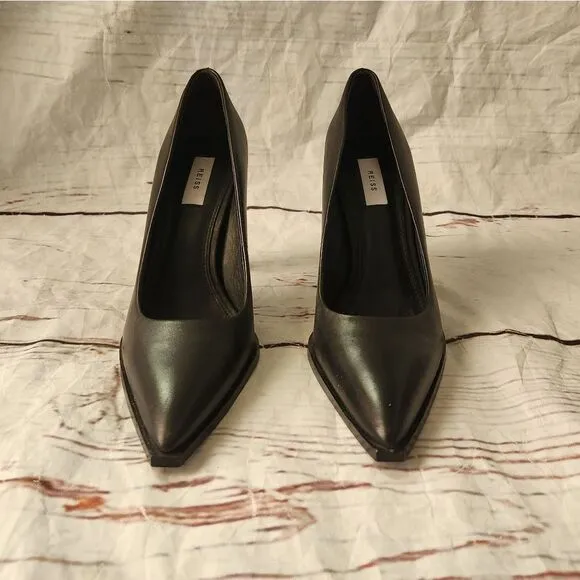 Reiss Ada Court Leather Heels Size 40 NWOB
