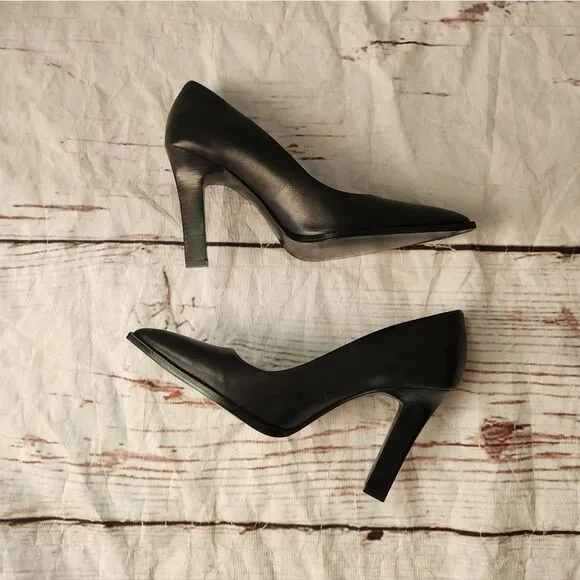 Reiss Ada Court Leather Heels Size 40 NWOB