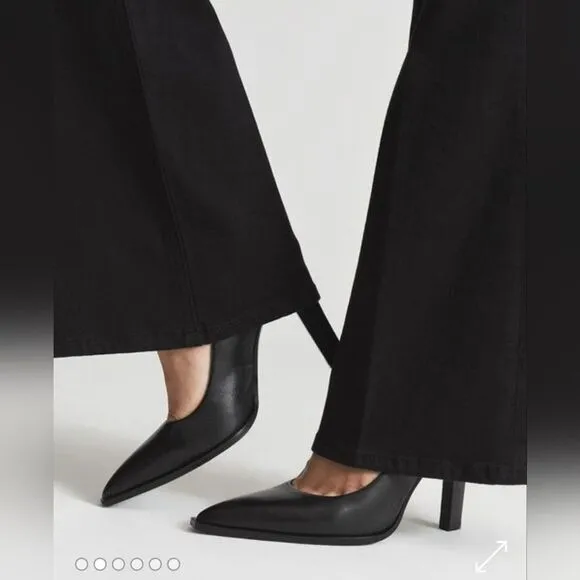 Reiss Ada Court Leather Heels Size 40 NWOB
