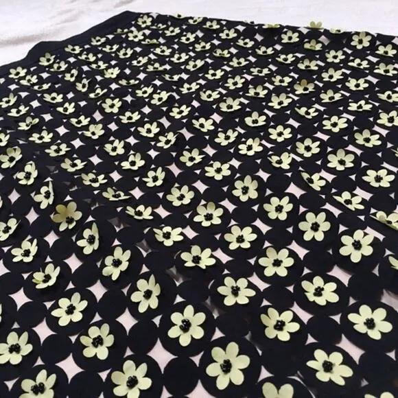 River Island Beaded Flower Midi Skirt | Sz 4