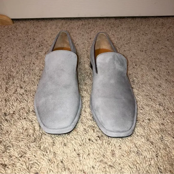 ROBERT CLERGERIE Flats / Loafers OLYMPIA 8 Grey - Sz 7.5 M (EU 37.5) France NEW!