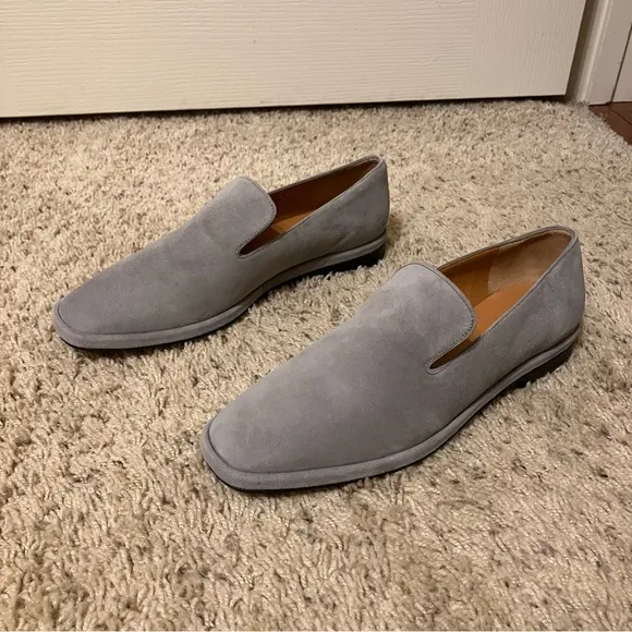ROBERT CLERGERIE Flats / Loafers OLYMPIA 8 Grey - Sz 7.5 M (EU 37.5) France NEW!