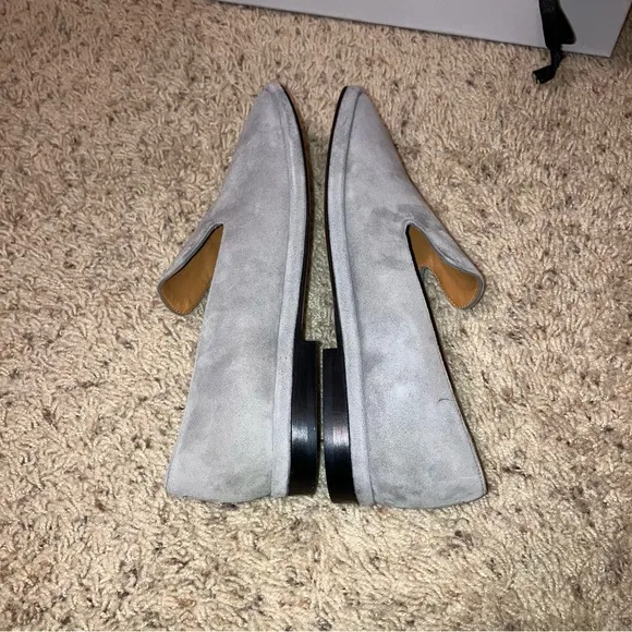 ROBERT CLERGERIE Flats / Loafers OLYMPIA 8 Grey - Sz 7.5 M (EU 37.5) France NEW!