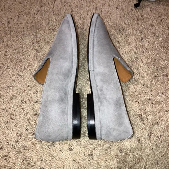 ROBERT CLERGERIE Flats / Loafers OLYMPIA 8 Grey - Sz 7.5 M (EU 37.5) France NEW!