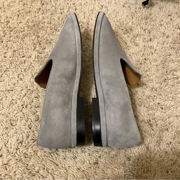 ROBERT CLERGERIE Flats / Loafers OLYMPIA 8 Grey - Sz 7.5 M (EU 37.5) France NEW!