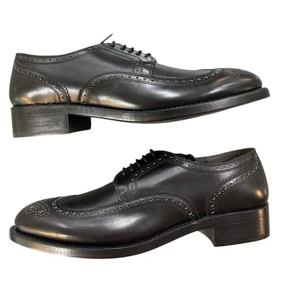 Robert Clergerie Wingtip Oxfords Dress Shoes Black  SZ EU43 US10