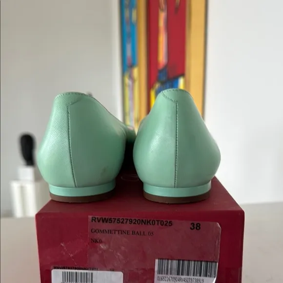 Roger Vivier Mint Flats - 8
