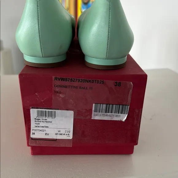 Roger Vivier Mint Flats - 8