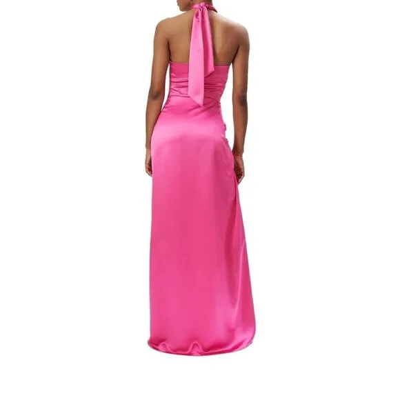 Ronny Kobo Zadena Dress in Hot Magenta Medium New Womens Maxi Long Gown