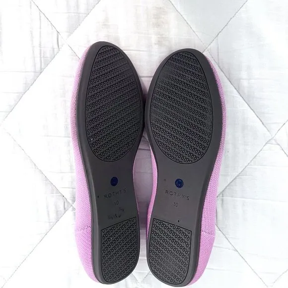Rothy's begonia flats size 10