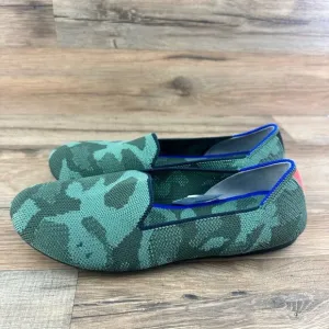 Rothy’s  Camo Slip-On Size  4K Girls Green Flats Youth Shoes