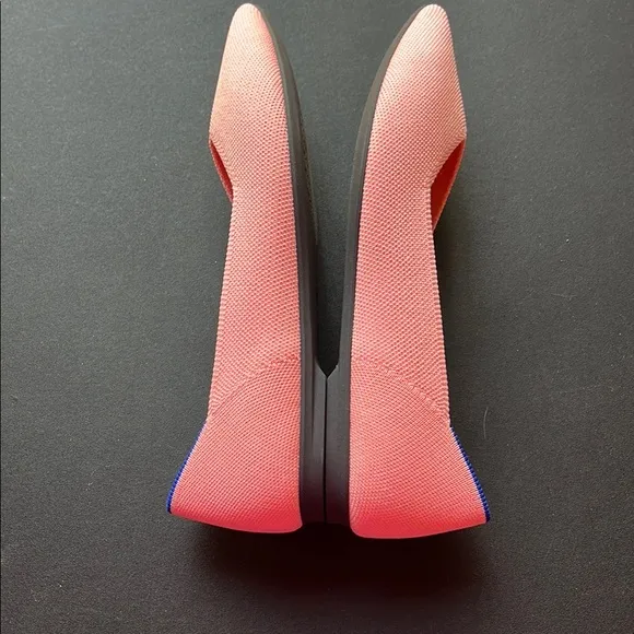 Rothy's Carnation The Point II Pink Flats Size 8.5