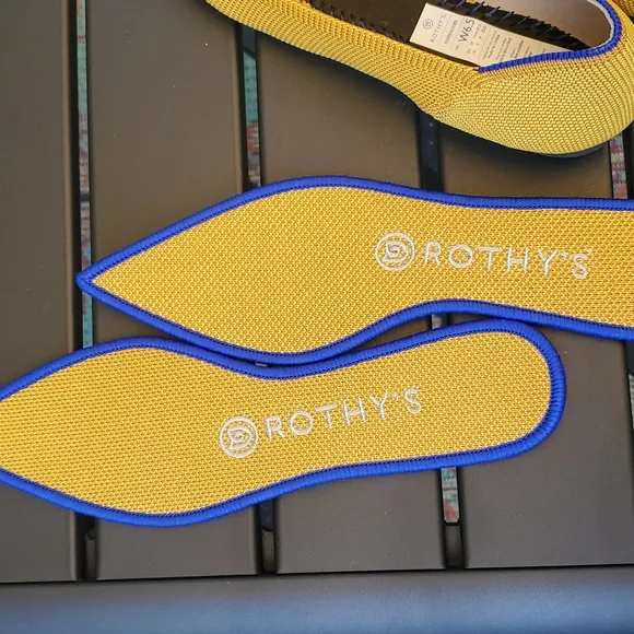 Rothy's Point Marigold Yellow Flats