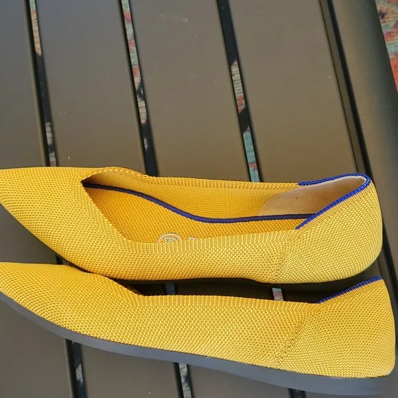 Rothy's Point Marigold Yellow Flats