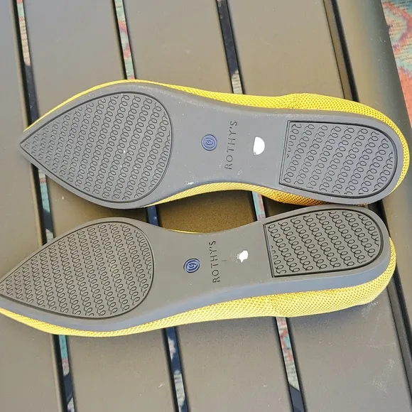 Rothy's Point Marigold Yellow Flats