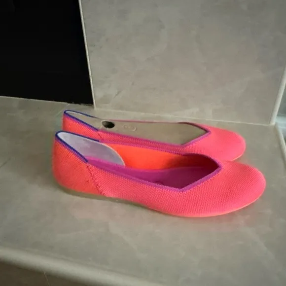 Rothy’s The Flat Tropical Pink Limited Edition Women’s Size 7