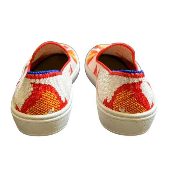 ROTHY's The Kids Sneaker Flames Slip on Flats Shoes Toddler Size 10 Unisex