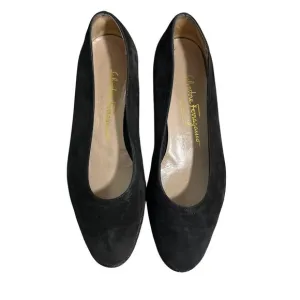 Salvatore Ferragamo shoes Women's 7.5 flats black round toe