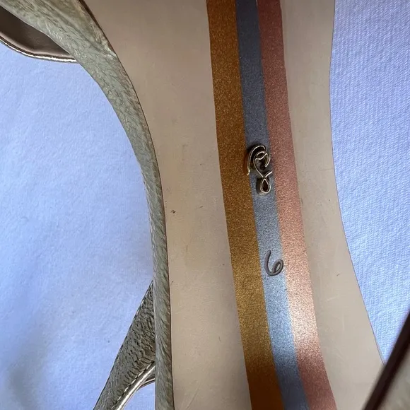 Sam Edelman Jade gold leaf high heel sandals