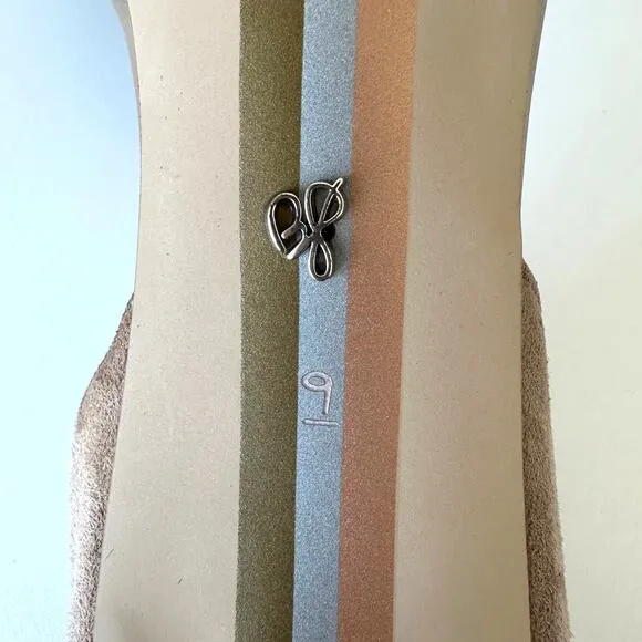 Sam Edelman Jaina Suede D’Orsay Heels Nude Tan Size 9M