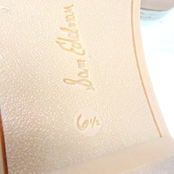 Sam Edelman Linen Look Maddy Orchid Mary Jane Espadrille Flat Size 6.5 NIB