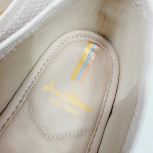 Sam Edelman Linen Look Maddy Orchid Mary Jane Espadrille Flat Size 6.5 NIB