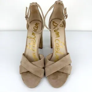 Sam Edelman Women's Tan Heels Sandals Size 11