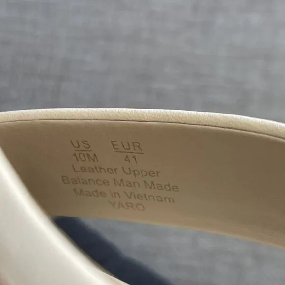 SAM EDELMAN Yaro Ankle Strap Sandal Size 10 Ivory NWT Wedding Formal Heel