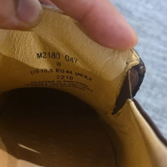 Samuel Hubbard Men's Ivy Legend Brown Penny Loafer Vibram Sole Size 10.5