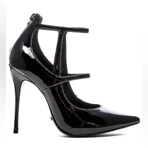 Schutz Madeline Elegant Black Stiletto Heels size 7.5