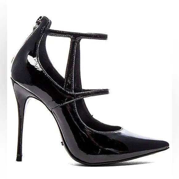 Schutz Madeline Elegant Black Stiletto Heels size 7.5