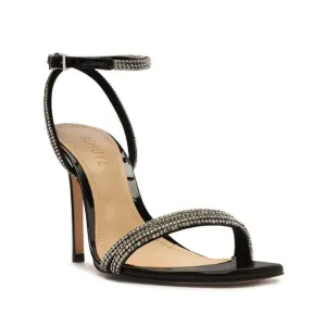 Schutz Womens Altina Glam Black Dressy Heels Shoes 11 NEW!