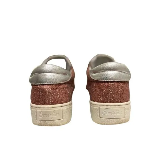 Semerdjian Italian Pink Glitter Shoes Size 40, USA 9