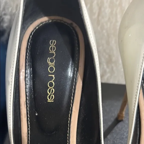 sergio rossi 38.5 (7.5) Color Block Pumps