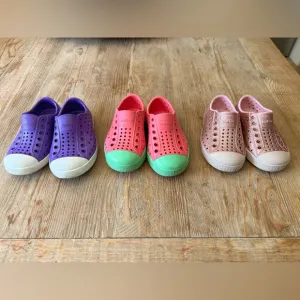 Set of 3 Pairs of Native Shoes - Gently worn, great condition!