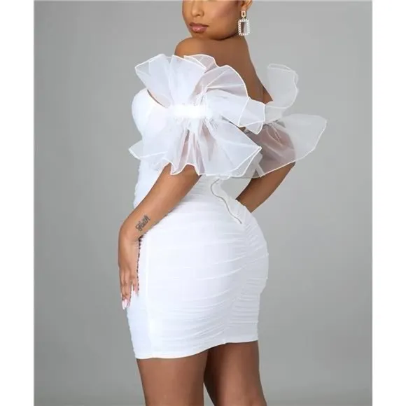 SEXY Bodycon Dress for Women White