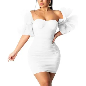 SEXY Bodycon Dress for Women White