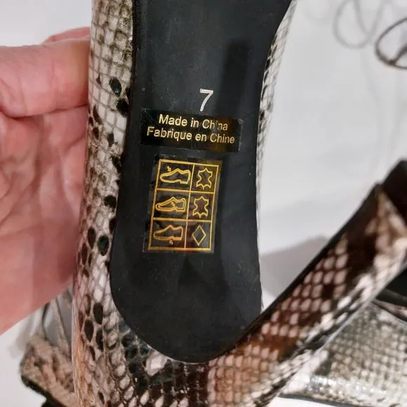 💥SHOWSTOPPER SHOE!💥Jeffrey Campbell Hierro Python Leather Lace-Up Stilettos