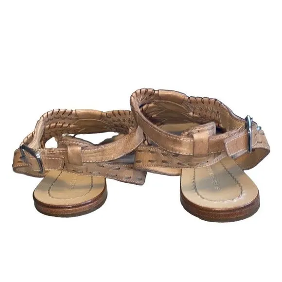 Sigerson Morrison EUC Rebecca 22 Knots Gladiator￼Leather Sandal Retail $360 Sz 6